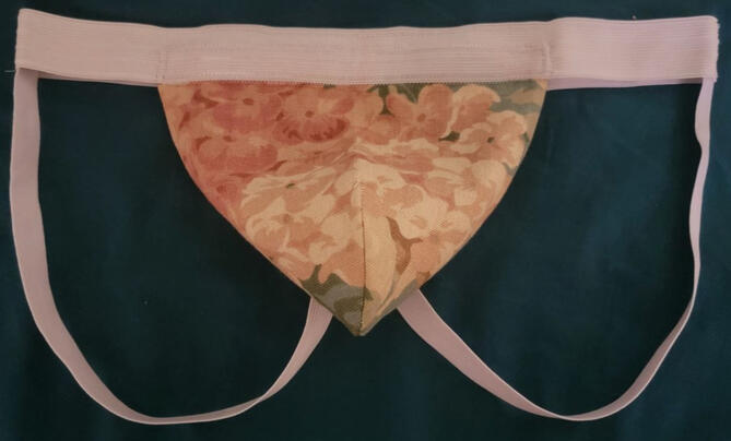 Simple Jockstrap (80s Floral + White)